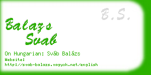 balazs svab business card